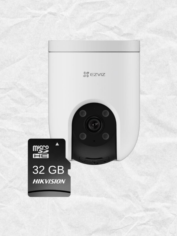 KIT CAMARA H8C 2K MAS MICRO HIKVISION 32 GB