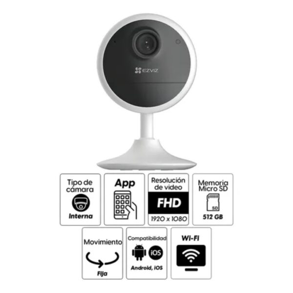 Cámara EZVIZ CB1 WiFi + MicroSD 64GB | Argos
