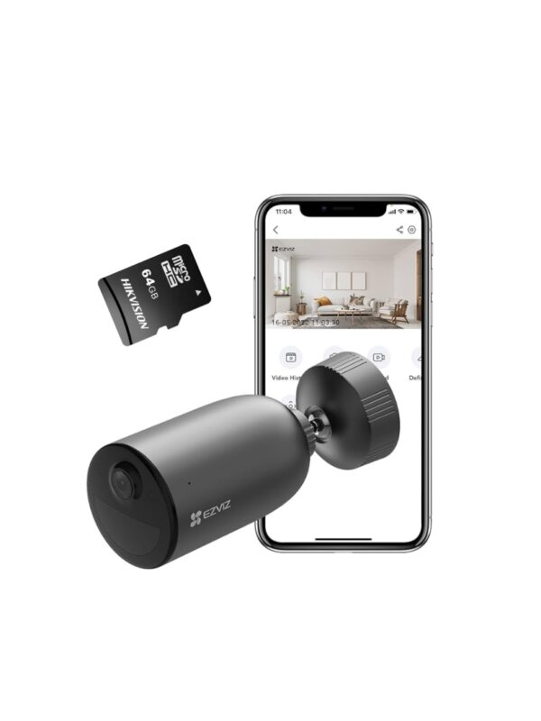 Kit EZVIZ EB3 2K + MicroSD 64GB | Argos