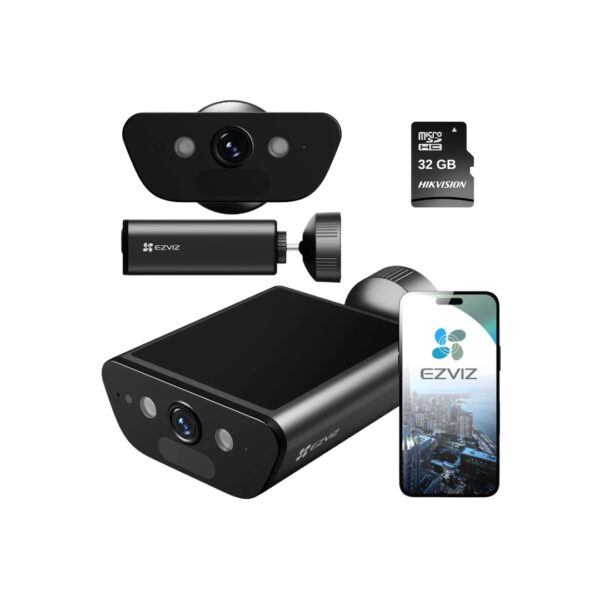 Kit EZVIZ EB5 4K Solar + MicroSD 32GB | Argos