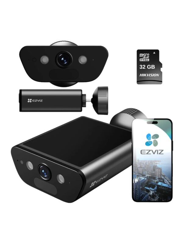 Kit EZVIZ EB5 4K Solar + MicroSD 32GB | Argos