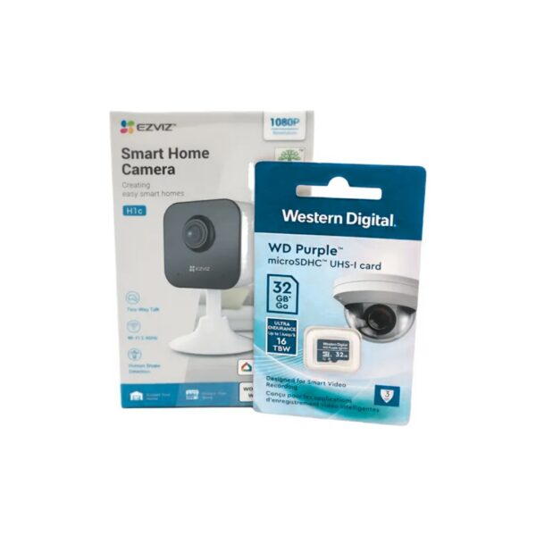 Kit EZVIZ H1C WiFi + MicroSD 32GB | Argos