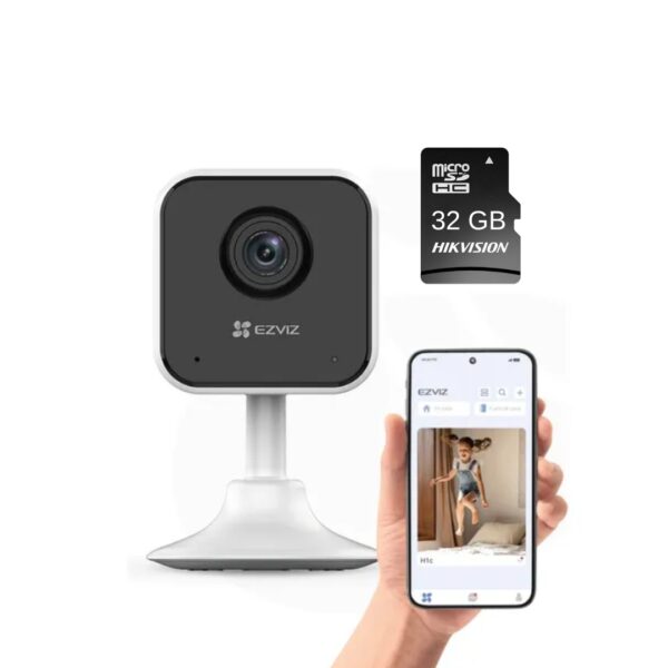 Kit EZVIZ H1C WiFi + MicroSD 32GB | Argos