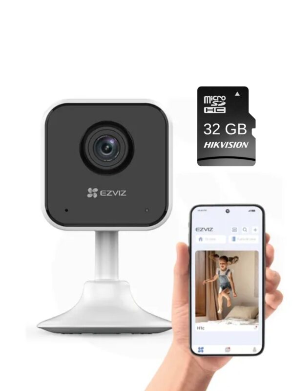 Kit EZVIZ H1C WiFi + MicroSD 32GB | Argos