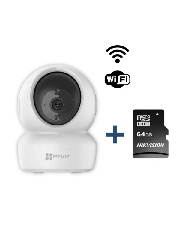 Kit EZVIZ H6C 2K + MicroSD 64GB | Argos