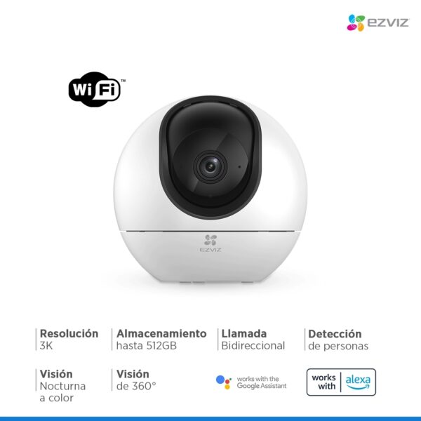 Kit EZVIZ H6C 3K + MicroSD 64GB | Argos