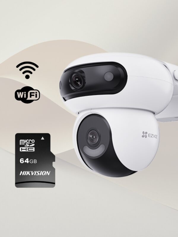 Kit EZVIZ H90 Dual 2K Plus MicroSD 64GB | Argos