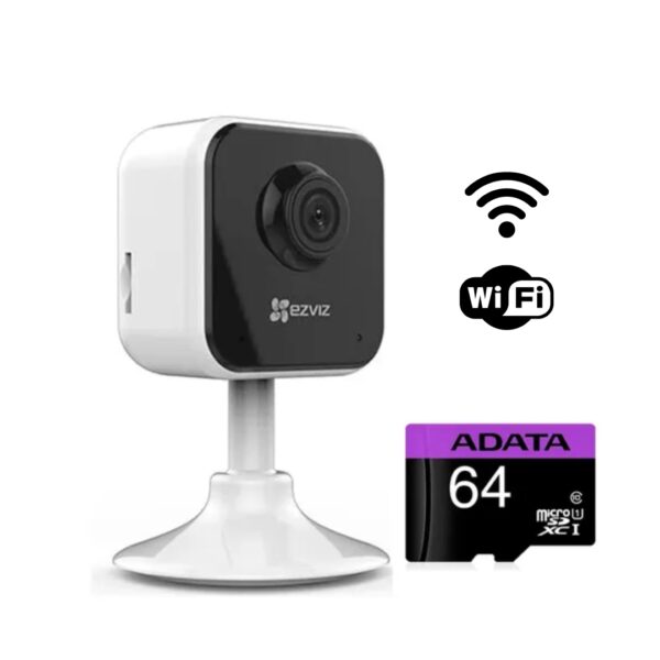Kit EZVIZ H1C WiFi + MicroSD 64GB | Argos